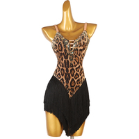 Robe de danse moderne à imprimé léopard Sexy populaire Performance Offres Spéciales pour salle de bal