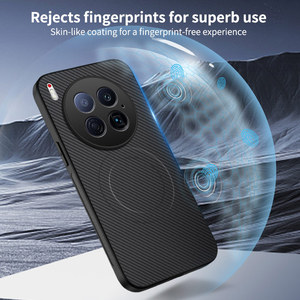 Funda de cuero PU con textura de fibra de carbono para Tecno Camon 40 Premier Camon40 Pro 30 fundas traseras duras magnéticas antideslizantes de parachoques de TPU - Product Image 5