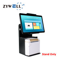 ZYWELL Printer Label Thermal Tanpa Tinta dengan Stand Display, Stand Laptop Tahan Lama untuk Laptop 7.9" hingga 14.9"