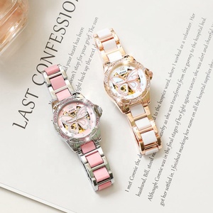 <span class=keywords><strong>Orologio</strong></span> meccanico automatico <span class=keywords><strong>da</strong></span> donna con farfalla e Design a diamante adorabili orologi <span class=keywords><strong>da</strong></span> ragazza in stile asiatico - Product Image 3