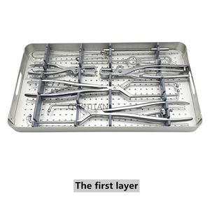 Conjunto de placas de osso para reconstrução pélvica, instrumento de operação cirúrgica ortopédica de aço inoxidável - Product Image 2