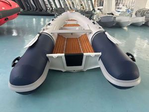 Bote RIB Hypalon Achilles de Reachsea, para <span class=keywords><strong>6</strong></span> Personas, 3.6m, con Nariz Rígida, OEM ODM, Color Azul y Gris Claro, Base para Ancla, para Rescate - Product Image 5