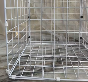 Connecteurs en plastique pour l'assemblage de rayonnages en fil métallique <span class=keywords><strong>DIY</strong></span>, clips de verrouillage réutilisables pour cages à animaux - Product Image 5