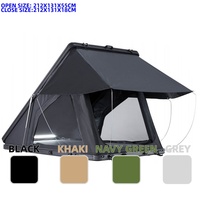 Tente de toit de voiture extérieure à grande capacité, installation rapide, protection UV, imperméable, pour le camping