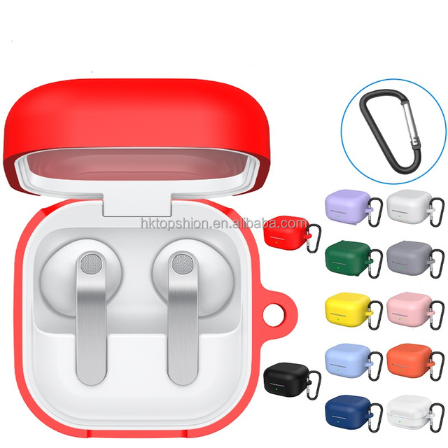 1.8mm Silicone Earphone Protective case for Samsung Galaxy Buds 4 Pro with Keychain Earbuds Cover, 12 Colors