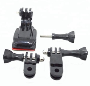 Brazo de ajuste Adaptador de metal Soporte Casco Montaje frontal para cámara <span class=keywords><strong>Gopro</strong></span> Kit de accesorios - Product Image 5