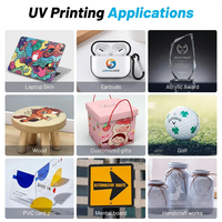 Harga Pabrik Printer UV Flatbed A3 300mm XP600 Mesin Cetak Inkjet LED untuk Cetak Casing Ponsel, Kayu, Kaca, Akrilik