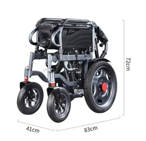 <span class=keywords><strong>Fauteuil</strong></span> <span class=keywords><strong>roulant</strong></span> électrique pliable en acier à <span class=keywords><strong>prix</strong></span> abordable, <span class=keywords><strong>tout</strong></span>-<span class=keywords><strong>terrain</strong></span>, pour adultes, adapté aux soins à domicile - Product Image 3