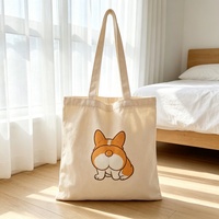 Sac de rangement zippé en toile imprimé personnalisé motif dessin animé, réutilisable, résistant à la poussière, pour voyage, emballage cadeau, chapeaux, montres, usage quotidien