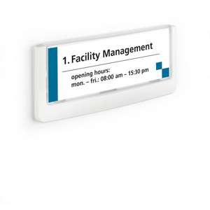 DURABLE - 4860-37 CLICK SIGN Panel de entrada exterior 149x52,5mm-EAN 4005546404646 SEÑALIZACIÓN Y MARCADO DE SUELO - Product Image 4