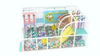 Équipement de terrain de jeu intérieur en mousse haute densité Beilai, aire de jeux souple pour enfants, faible entretien, utilisation domestique