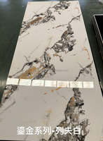 Panneau mural flexible en PVC, imitation marbre ardoise cristalline, placage bois en fibre de charbon de bambou, finition ultra brillante pour décoration intérieure