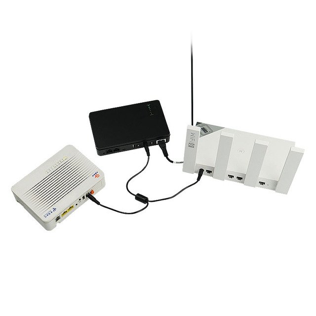 Dc 5v 9v 12v Online Portable Mini Ups for Wifi Router Backup Power Supply