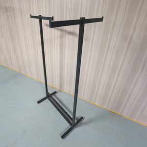 Appendiabiti in Metallo Nero Resistente - Espositore per Abiti a Doppio Livello Regolabile per <span class=keywords><strong>Negozi</strong></span> e Armadi Domestici - Product Image 6