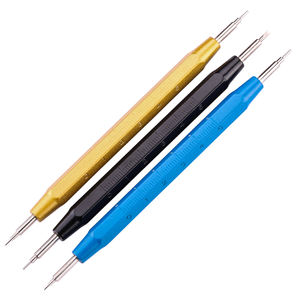 Fabriek Metalen Horlogeband Veerbalk Link <span class=keywords><strong>Pin</strong></span> Remover Reparatie Set Met Liniaal Dubbelkoppig Handgereedschap - Product Image 1