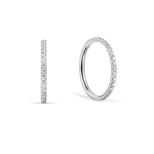Arctic Symphony 730-17-05 apertura anelli regolabili in acciaio con zirconi stile intaglio Hip-Hop taglio a forma di numero di diamante - Product Image 1