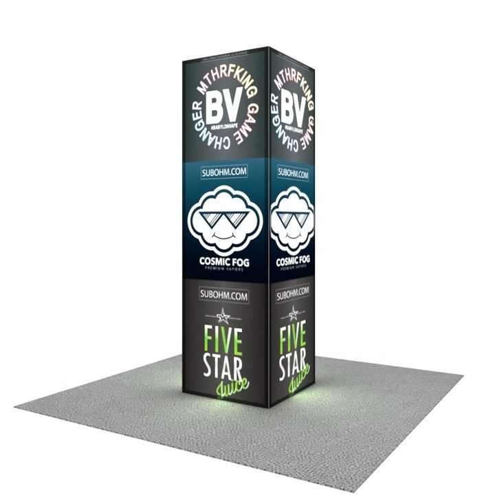 10ft Foldable Aluminum Trade Show Booth - Portable & Durable