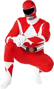 Costume da Power Ranger ForMorphsuits per adulti per uomini e donne per la celebrazione di Halloween con personaggi Echo e principessa - Product Image 4
