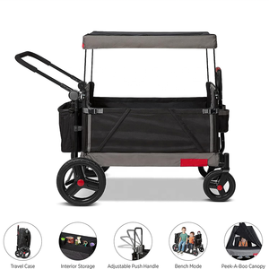 Hot selling multi-function cargo <b>trolley</b> <b>beach</b> camping outdoor supermarket <b>folding</b> <b>trolley</b> - Product Image 3