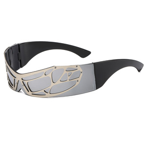 Gafas de sol Psn Shield con montura completa UV400 estilo Y2K unisex para fiestas para adultos - Product Image 3