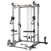 Nouvelle Machine Smith en Fer, Appareil d'entraînement complet multifonctionnel pour développé couché et barre, avec structure de sécurité portable, pour usage commercial et domestique
