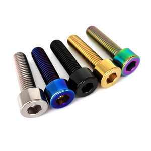 <span class=keywords><strong>Vis</strong></span> en titane TMJ M8 X15/20/25/30/35/40mm pour tige de selle, potence, frein de vélo VTT/vélo de route, <span class=keywords><strong>vis</strong></span> à tête carrée Allen - Product Image 1