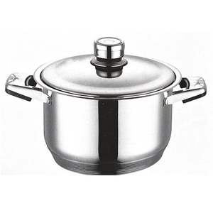 Cạnh rộng Bếp cảm ứng <span class=keywords><strong>16</strong></span> cái thép không gỉ Cookware Set với núm nhiệt độ - Product Image 2