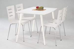 Ensemble table à manger 4 chaises mobilier salle à manger - Product Image 3