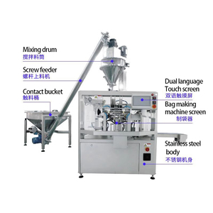 Tự Động Duy Nhất Trạm Đa Chức Năng <span class=keywords><strong>Mini</strong></span> <span class=keywords><strong>Doypack</strong></span> Standup Premade Pouch Pick Điền Con Dấu Máy Đóng Gói - Product Image 4