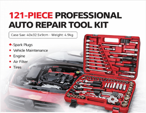 Ensemble d'outils de perçage sans fil 123 pièces EN PROMOTION, kit d'outils électriques pour le travail à domicile, équipement de perçage, coffret en plastique, 2 heures CFH-K01012, support OEM - Product Image 2