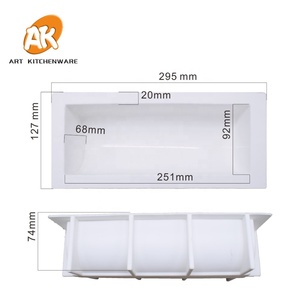 AK Cấp Thực Phẩm Silicone Mousse Bánh Khuôn Dài Sâu Khuôn Cho Thiết Kế Khác Nhau Baking Khuôn Công Cụ Trang Trí - Product Image 2