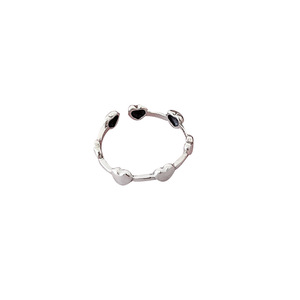 S925 Pure <b>Silver</b> Heart <b>Ring</b> For Women Elegant Minimalist Design Everyday Wear Fine Jewelry - Product Image 5