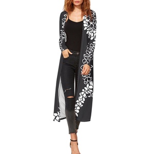 <span class=keywords><strong>Manteau</strong></span> à manches longues pour femmes <span class=keywords><strong>pas</strong></span> <span class=keywords><strong>cher</strong></span> Cape Polynesian Samoan Black Pattern Hawaii Paukenikeni <span class=keywords><strong>Long</strong></span>-length Cardigans Coat for Women - Product Image 2