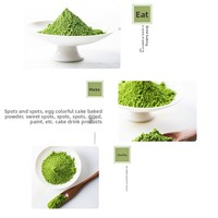Bubuk warna-warni daun Pandan diinfus segar harum Lu Dou daun anak-anak minuman instan minuman makanan komersial