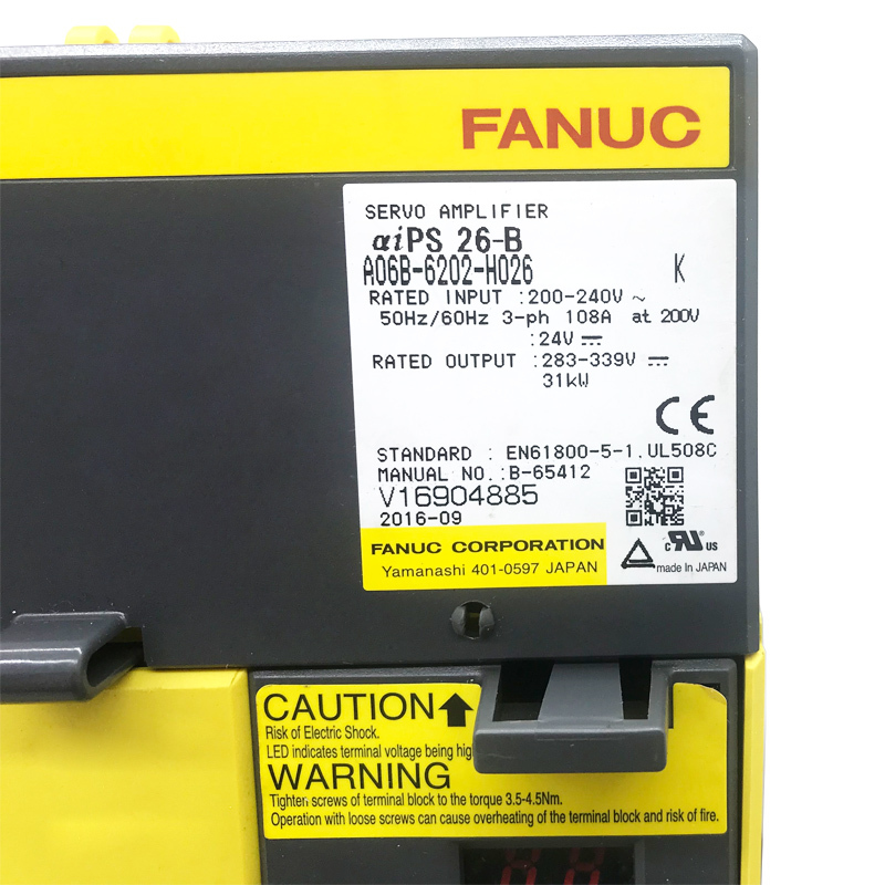 Fanuc 電源モジュール AiPS 26-B サーボアンプ A06B-6202-H026