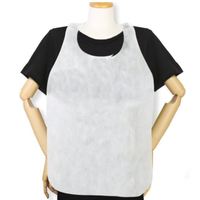 Bavoirs dentaires en tissu doux et résistant aux fluides Tablier non tissé jetable pour adultes poly imperméable pour les patients