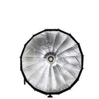 Boîte à lumière octogonale professionnelle VISICO 65 cm en plastique et nylon avec monture Bowens, diffuseur de flash LED et grille parabolique profonde pour studio