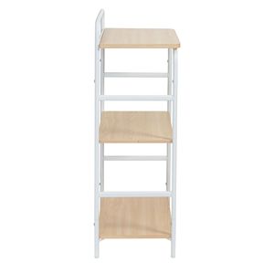 Nhà Tổ Chức Trang Trí Thủy Tinh Màu Trắng Gỗ Kim Loại 3-Tier Nồi Lưu Trữ Kệ Với Có Thể Tháo Rời Thiết Kế Cho Nhà Bếp - Product Image 2