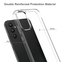 Coque de téléphone transparente anti-jaunissement pour Samsung Galaxy A34