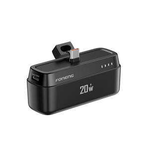 Station d'alimentation Foneng P69 5000 mAh avec connecteur Type C, mini batterie externe portable 20 W à charge rapide - Product Image 1