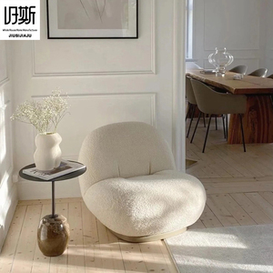 Fauteuil Sydney en velours d'agneau, design italien minimaliste, dossier incurvé ergonomique, fauteuil <span class=keywords><strong>de</strong></span> loisirs individuel pour salon, chambre, <span class=keywords><strong>salle</strong></span> <span class=keywords><strong>de</strong></span> <span class=keywords><strong>sport</strong></span>, détente - Product Image 4
