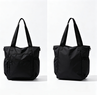 Sac de sport en nylon imperméable, léger et pliable, avec plusieurs poches pour femmes