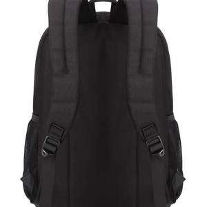 Custom Logo 26L Black School <b>Backpack</b> Waterproof College Travel Business <b>Backpack</b> Bag with <b>Multi</b> <b>Compartments</b> - Product Image 4