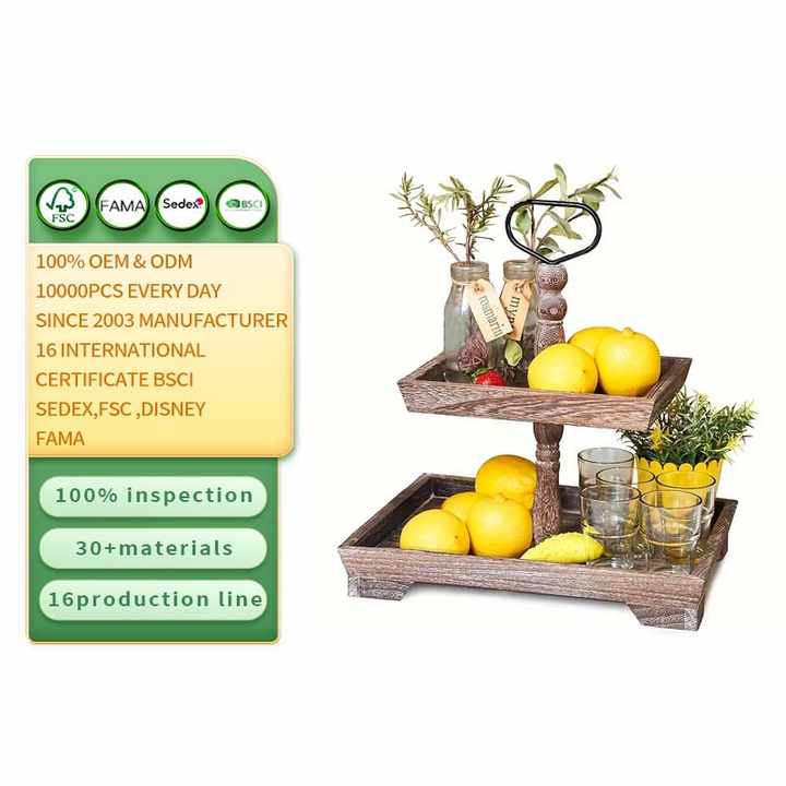 Vassoio Portafrutta Dorato A Doppio Strato - Piatto Decorativo Per Frutta, Pane, Snack - Per Casa, Feste, Soggiorno - Foto 7