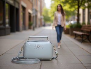 Women's <b>Square</b> Crossbody Bag Microfiber Synthetic Leather Soft Shell Zipper Closure Daily Use All Seasons - Product Image 2