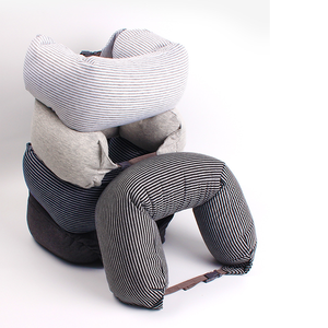 Tùy Chỉnh Du Lịch Cổ Gối Với <span class=keywords><strong>EVA</strong></span> Hộp Có Thể Gập Lại U Hình Dạng Mềm Mại Có Thể Giặt Bộ Nhớ Bọt Đệm Cho Máy Bay Ngủ - Product Image 1