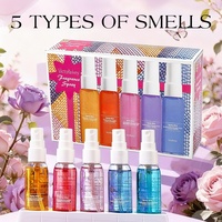 Coffret Cadeau de Brume Corporelle Parfumée 40ml Longue Durée Sans Alcool, Senteur Rose Miel Plage, pour Femme, Vente en Gros, Marque Privée, OEM