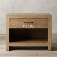 Meubles de chambre à coucher Lit en bois massif king size de haute qualité Lit en bois queen size au fini naturel