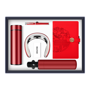 Cadeaux de bureau Tasse Parapluie Masseur de nuque Ensemble Cadeau VIP Logo Cadeau d'entreprise personnalisé Ensemble cadeau d'affaires - Product Image 4