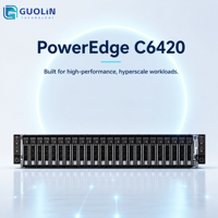 Serveur rack 2U d'occasion, 4 nœuds de calcul, HPC, Big Data, virtualisation, configuration personnalisée, Dell PowerEdge C6420